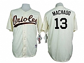 Baltimore Orioles #13 Manny Machado Mitchell And Ness Cream 1954 Turn Back The Clock Stitched Jersey JiaSu,baseball caps,new era cap wholesale,wholesale hats